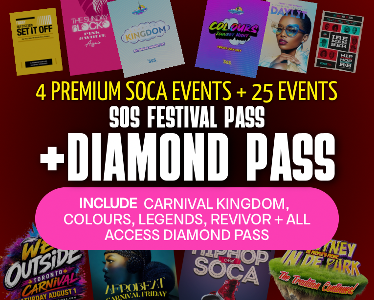 SOS Fest Pass + All Access Diamond Pass