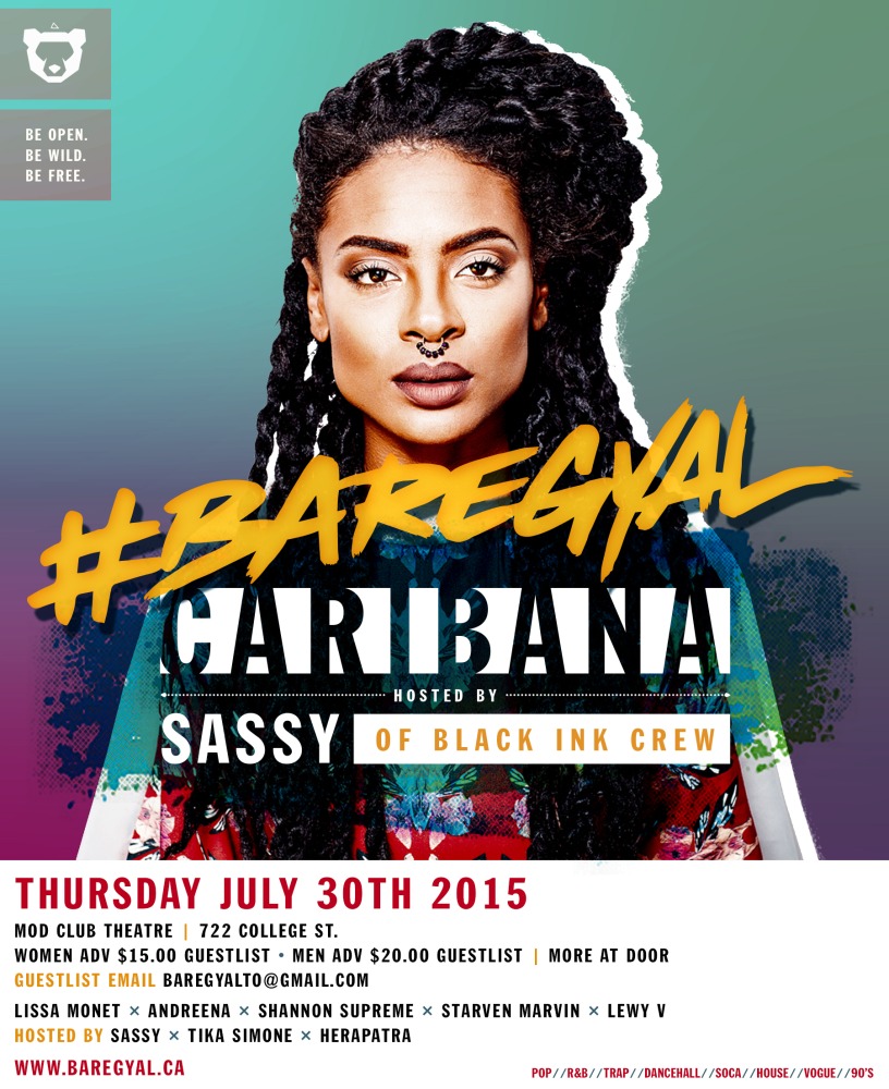 BAREGYAL CARIBANA EDITION FEATURING SASSY FROM BLACK INK CREW