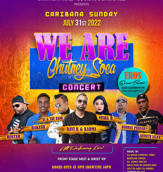 We Are Chutney Soca Concert