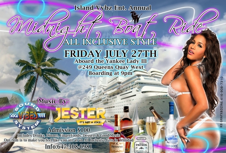 caribana toronto boat ride flyer