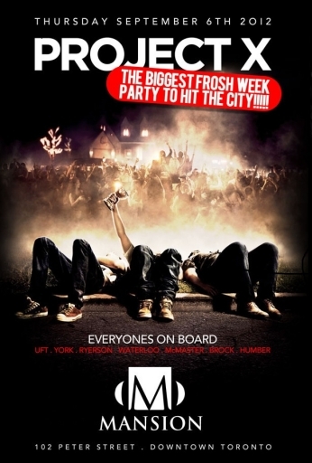 Project X Party Flyer